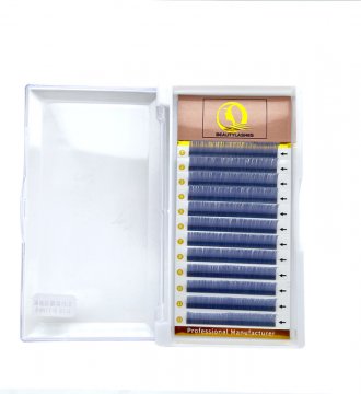 Blue haze Ellipse flat colorful eyelash extenison