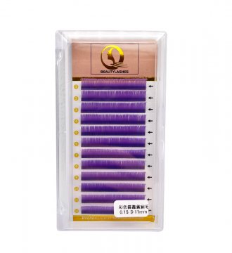 Purple haze Ellipse flat colorful eyelash extenison