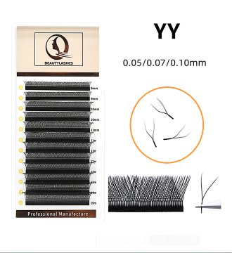 0.07YY Shape Mink Soft Light Makeup Eyelash Extension