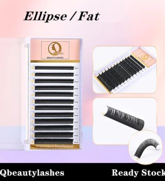 QBeauty Lashes 0.15/0.20mm Ellipse Eyelashes Extension