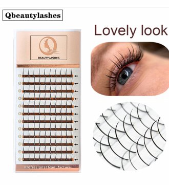 Qbeautylashes spike Lashes 0.3mm For Eyelash Extension Soft, Easy And Convenient