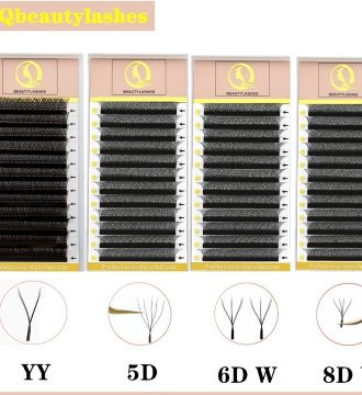 Beauty Lashes YY/6D E/5D/4D 8D Lashes 0.07 8-15mm Premade Eyelash Extensions Scalloped Style Makeup Extensions